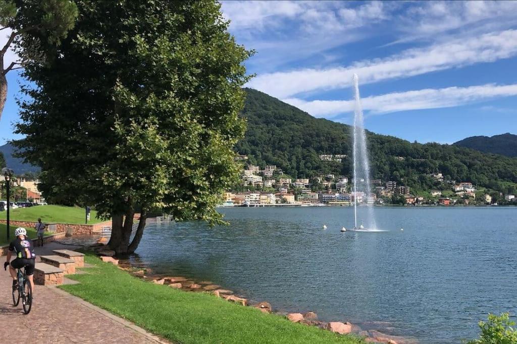 Tresa Bay House - Lugano Lake Lavena Ponte Tresa Eksteriør bilde