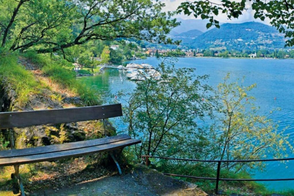 Tresa Bay House - Lugano Lake Lavena Ponte Tresa Eksteriør bilde